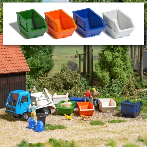 Busch 7753 M-Set: 4 Absetzcontainer 2,5m?