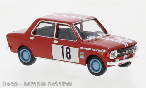 Brekina 22541 Fiat 128 der Scuderia Filipinetti "18" (CH)