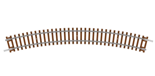 Hornby TT8005 Gebogenes Gleis, Radius 3, 353 mm, 30°