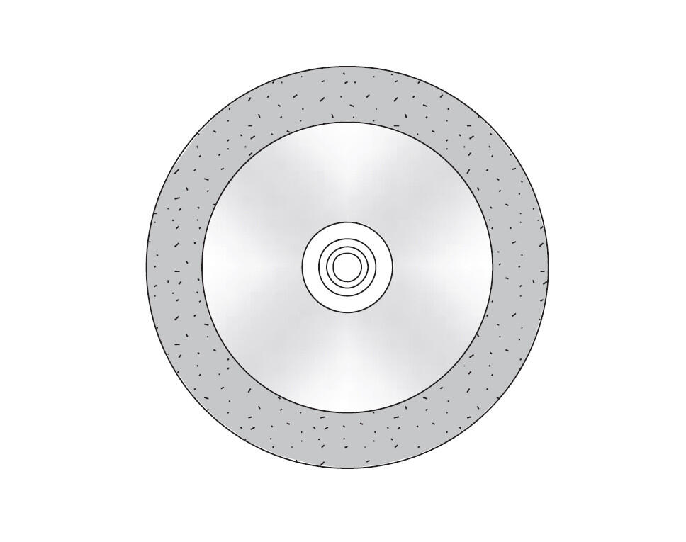 1635 - Diamant - Trennscheibe Ø 22 mm, Schnittstärke 0,3 mm