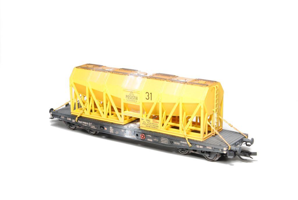 Sdv Model 12098 Zementsilowagen Paoj Posista, CSD - Bausatz