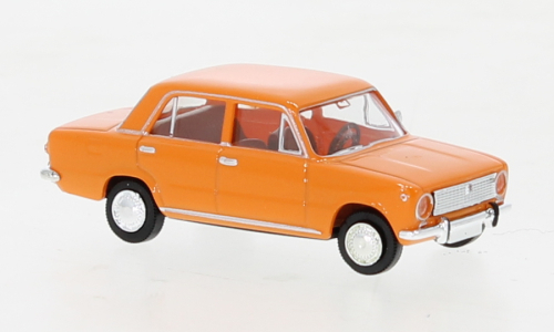 Brekina 22415 Fiat 124 orange, 1966,