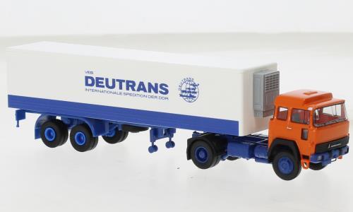 Brekina 83286 Magirus 310 D 16 Kühlkoffer-SZ 1974, Deutrans,
