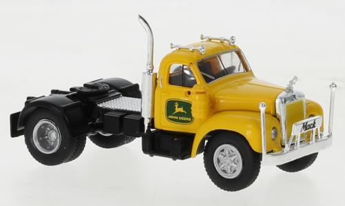 Brekina 85978 Mack B 61 gelb, 1953, John Deere ,