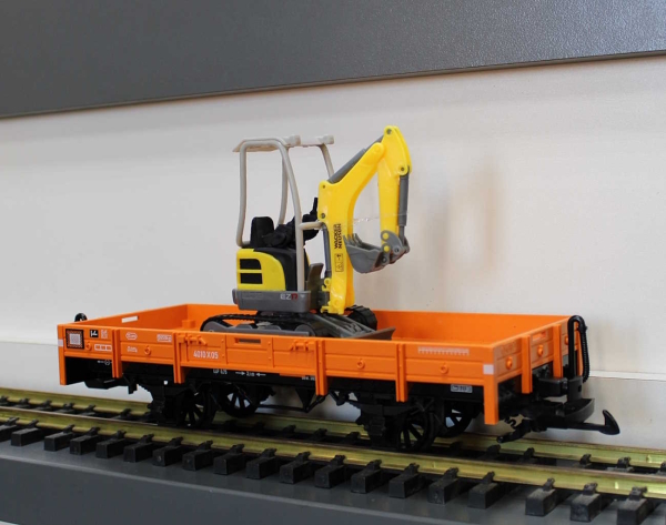 LGB 70403-2 LGB Niederbordwagen mit Bagger