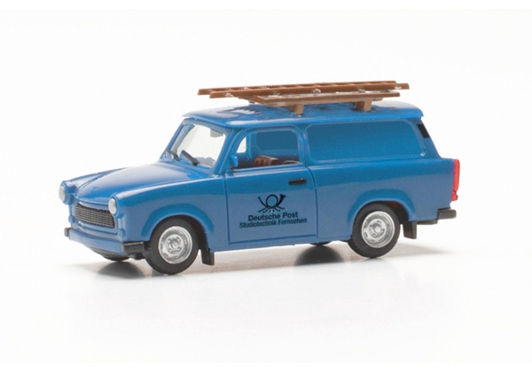 Herpa 097499 Trabant 601 Universal "Deutsche Post Studiotechnik Fernsehen"