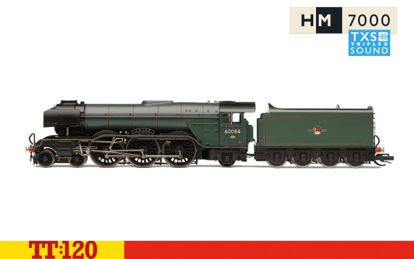 Hornby TT3006TXSM Dampflokomotive A3 4-6-2 60084 -Trigo- Sound Version