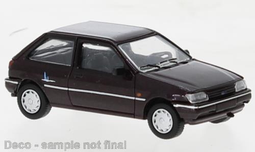 Brekina PCX870463 Ford Fiesta MK III Chianti metallic dunkelviolett, 1993,