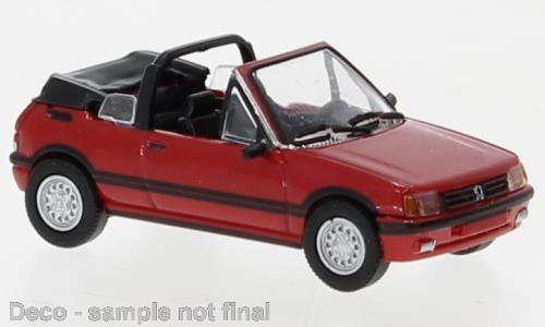 Brekina PCX870502 Peugeot 205 Cabriolet rot, 1986,