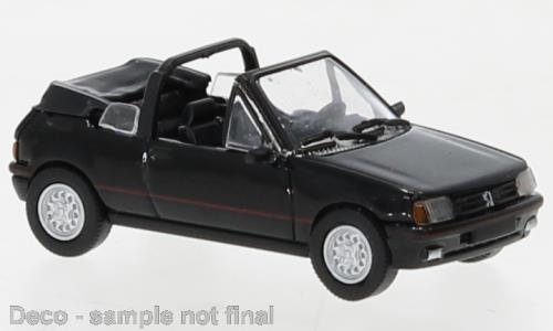 Brekina PCX870503 Peugeot 205 Cabriolet schwarz, 1986,