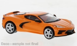Brekina PCX870675 Chevrolet Corvette C8 orange, 2020,