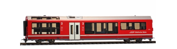 Bemo 3298162 RhB Bi 576 01 AGZ Fotografenwagen mit Innenbel.