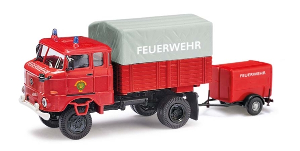 Busch 95280 IFA W50 LA HRW (Hilfsrüstwagen), FFW Euba mit TSA-Anhänger