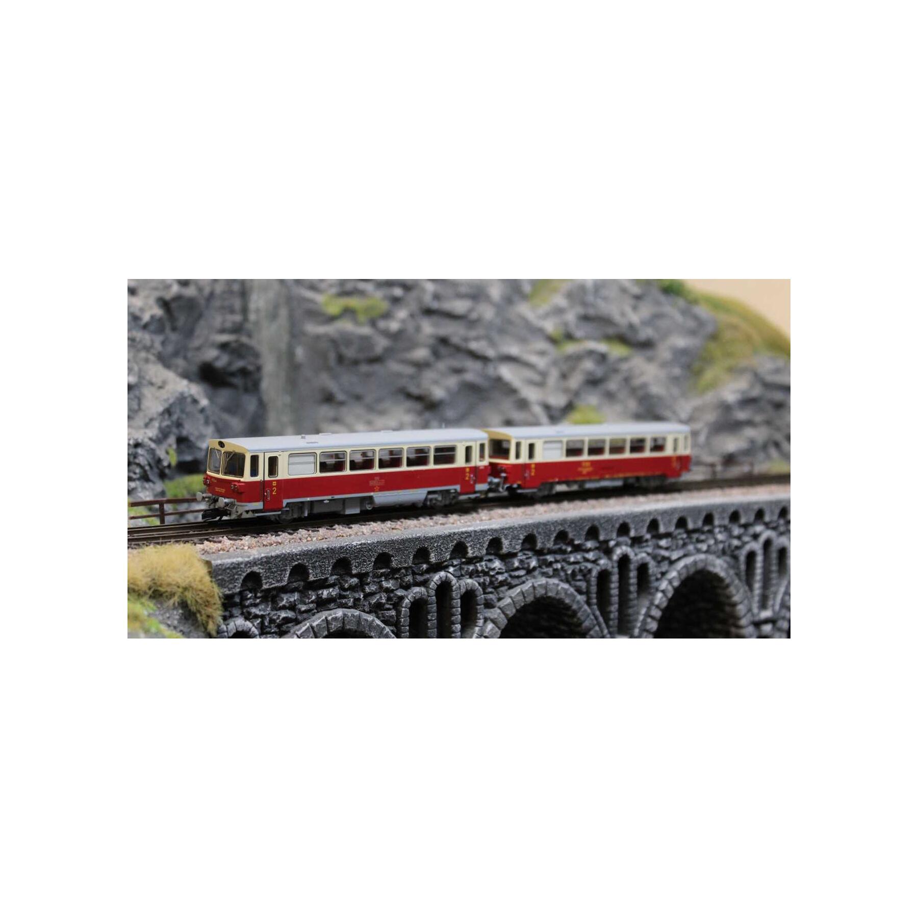 Roco 7790001 Dieseltriebwagen M 152 0059 mit Beiwagen, CSD - Sound Version
