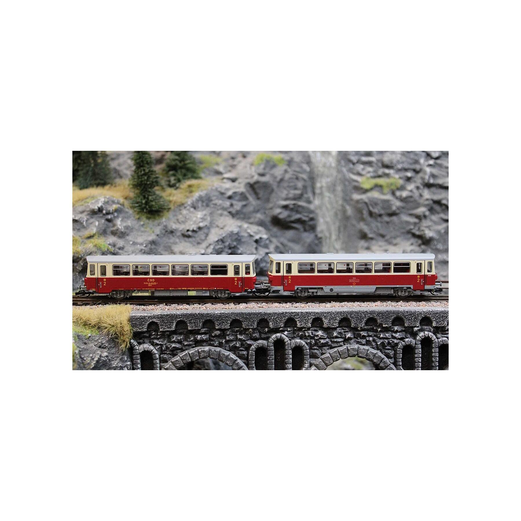 Roco 7790001 Dieseltriebwagen M 152 0059 mit Beiwagen, CSD - Sound Version