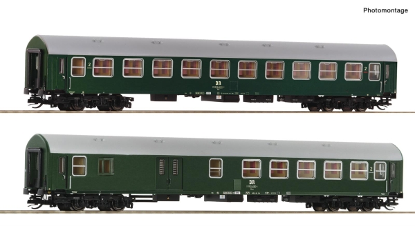 Roco 6280005 2-teiliger Set 2: Reisezugwagen, DR