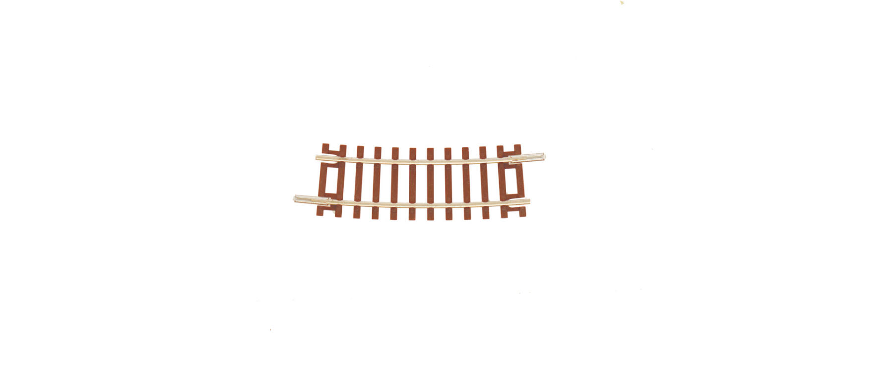 Roco 4080210 Gebogenes Gleis R210, 10° - Ex Kühn Gleismaterial