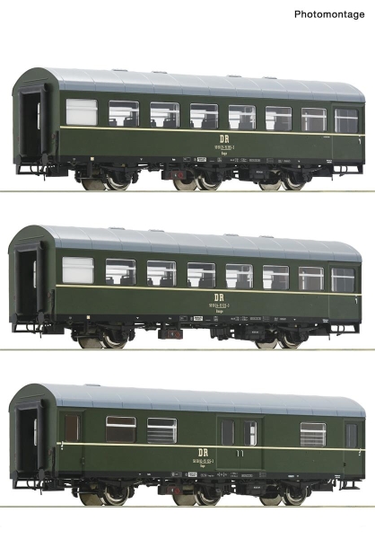 Roco 6200009 3-teiliger Set 1: Personenzug DR