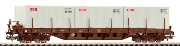Piko 24527 Containertragwagen Rs beladen mit 3 Containern DSB
