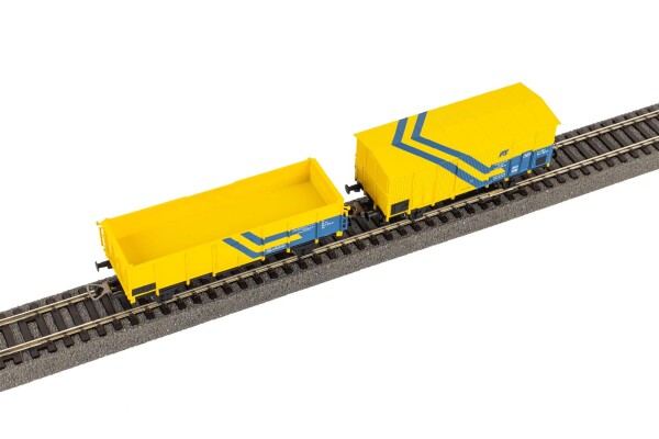 Piko 28301 2er Set Gedeckter Güterwagen VS