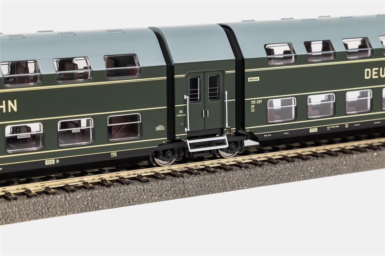 Piko 53124 Doppelstock - Gliederzug DGBe 12 5-teilig DR