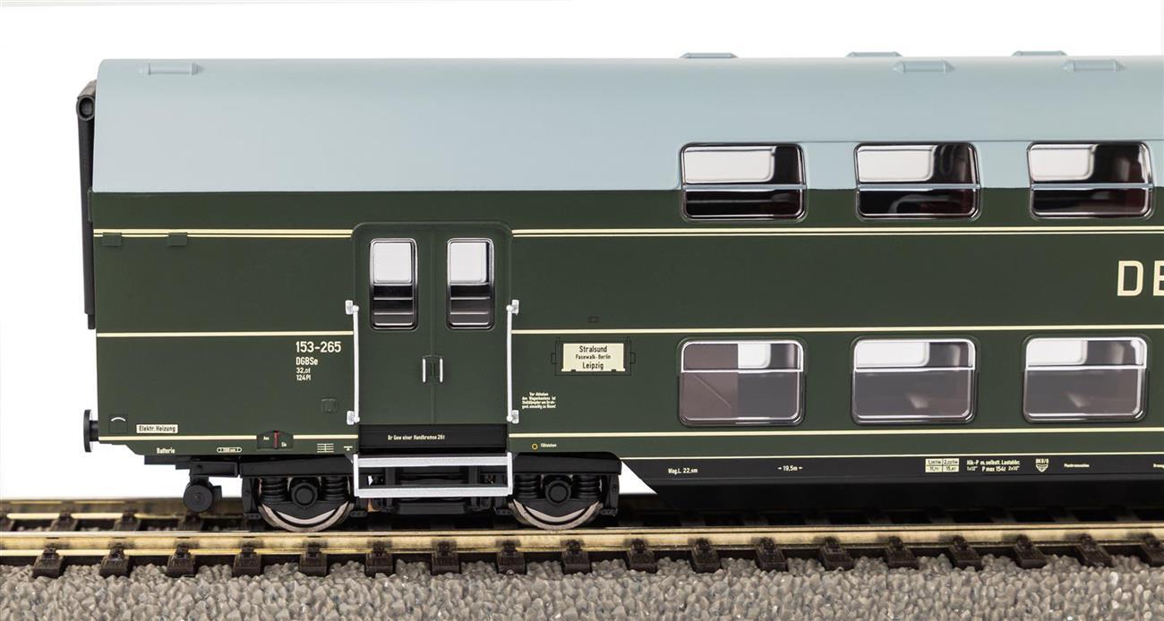 Piko 53124 Doppelstock - Gliederzug DGBe 12 5-teilig DR