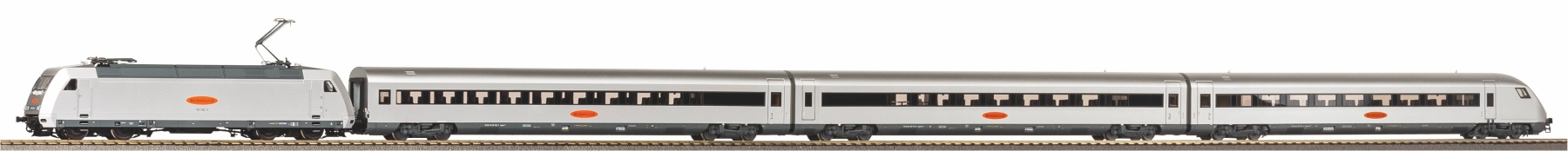 Piko 58151 Zugset Sound - Version Metropolitan BR 101 + 2 Personenwagen + Steuerwagen DB AG V