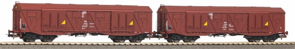 Piko 58286 2er Set Gedeckter Güterwagen 401Ka PKP