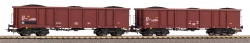Piko 58287 2er Set Offener Güterwagen Eaos FS mit...