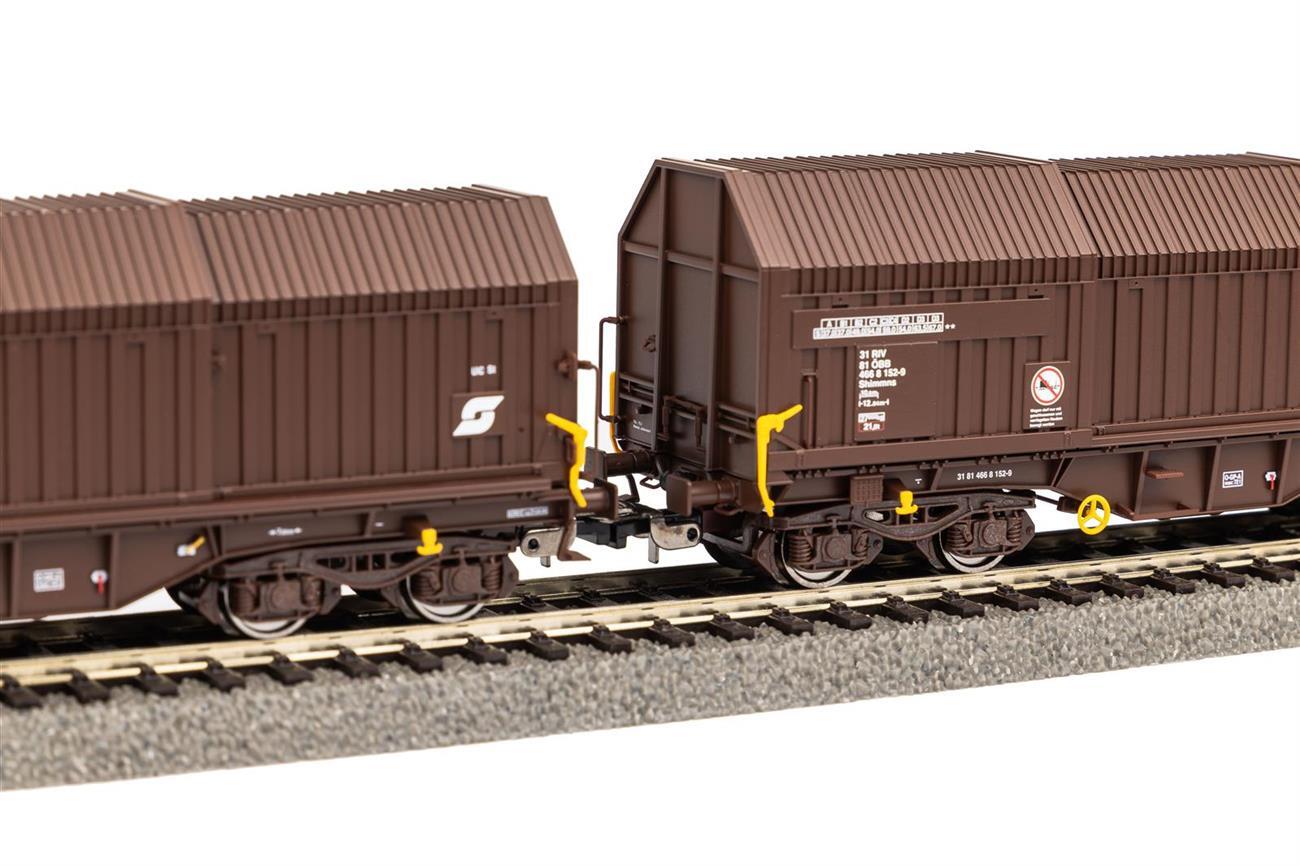 Piko 58297 2er Set Teleskopwagen ÖBB