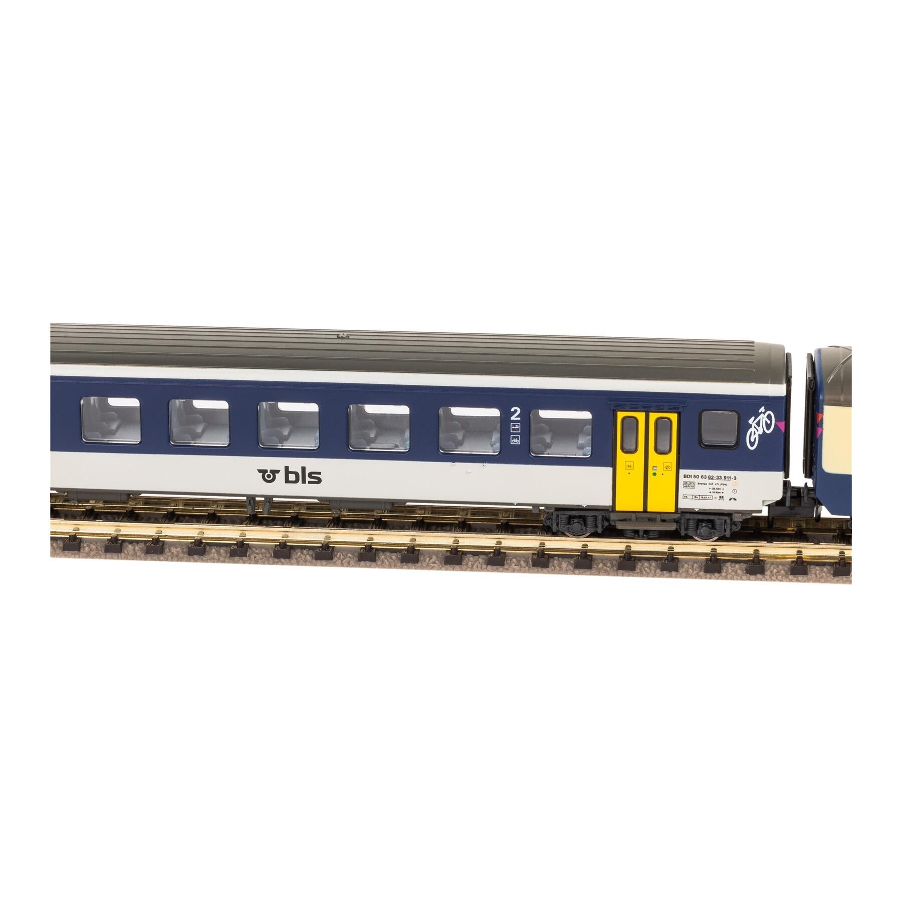 Piko 94460 2er Set EW I 1./2.Klasse + Steuerwagen BDt BLS