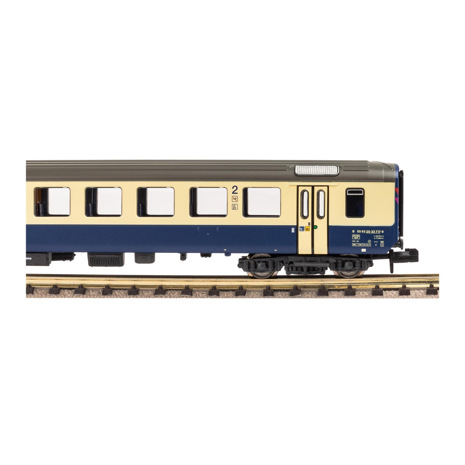 Piko 94460 2er Set EW I 1./2.Klasse + Steuerwagen BDt BLS