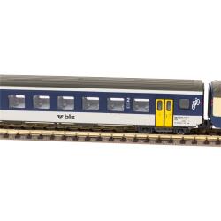 Piko 94460 2er Set EW I 1./2.Klasse + Steuerwagen BDt BLS