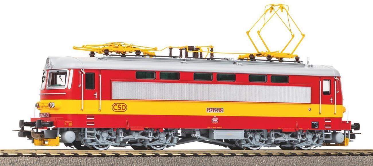 Piko 97408 ElektrolokomotiveRh 242 rot-gelb CSD - Sound Version