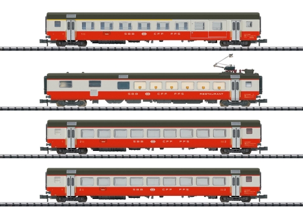 Trix T18720 Schnellzugwagen-Set Swiss Express Teil 1