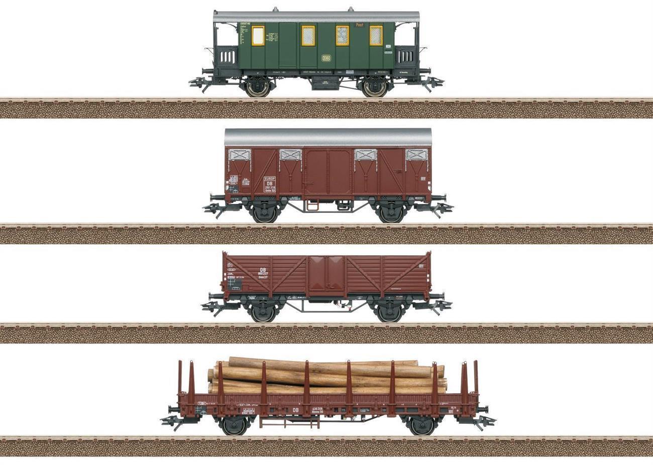 Trix T24140 Güterwagen-Set Nebenbahn DB