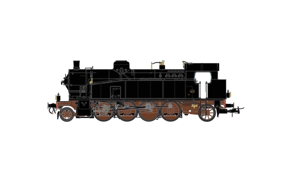 Rivarossi HR2956 FS, vierachsige Tenderlokomotive der Reihe 940, mit Öllampen, Ep. III
