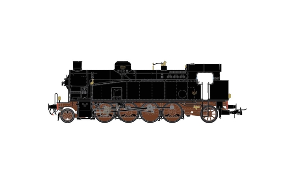 Rivarossi HR2957 FS, vierachsige Tenderlokomotive der Reihe 940, mit elektrischen Lampen, Ep. III-IV