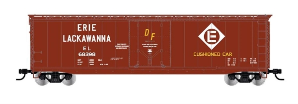 Rivarossi HR6664A Erie Lackawanna, gedeckter Güterwagen mit Schwenkschiebetüren und Dachsteg, Betriebsnr. 68398