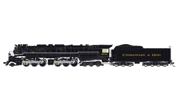 Rivarossi HR2951 Cheseapeake & Ohio, schwere Güterzugdampflokomotive der Bauart 2-6-6-6 „Allegheny“, Betriebsnummer 1632