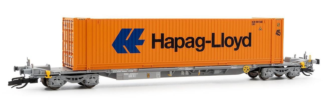 Arnold HN9752 Containerwagen der Bauart Sffgmss TouAX mit 45’ Container -Hapag-Lloyd-