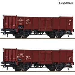 Roco 6600058 2-teiliger Set: Offene Güterwagen, PKP