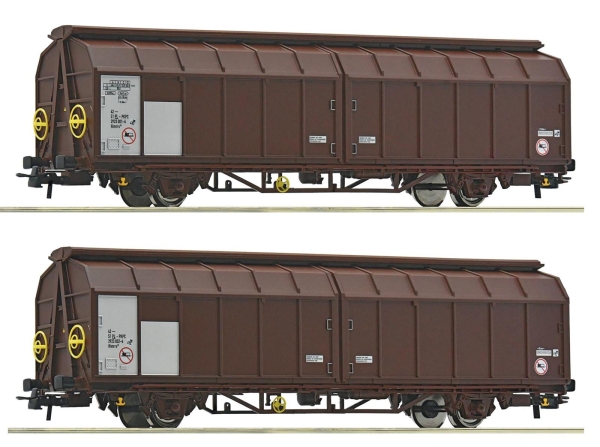 Roco 6600096 Schiebewandwagen-Doppeleinheit, PKP Cargo