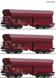 Roco 77033 3-teiliger Set: Selbstentladewagen, Holcim