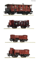 Roco 6600073 4-teiliger Set: Güterzug, K.P.E.V.