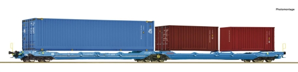 Roco 6600036 Doppeltaschen-Gelenkwagen T3000e, NACCO