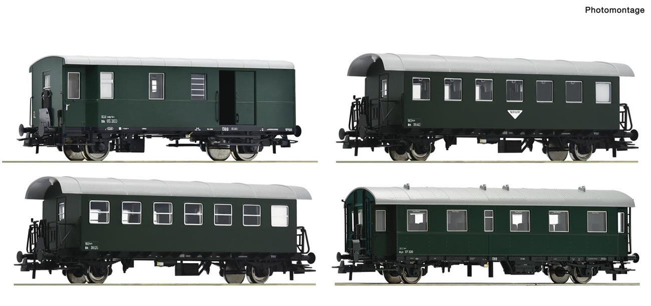 Roco 6200050 4-teiliger Set: Nebenbahnzug ÖBB
