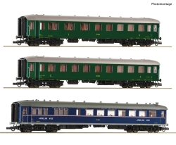 Roco 6200036 3-teiliger Set 1: Schnellzugwagen, CSD