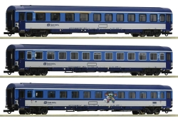 Roco 6200002 3-teiliger Set: Eurofima-Wagen, CD