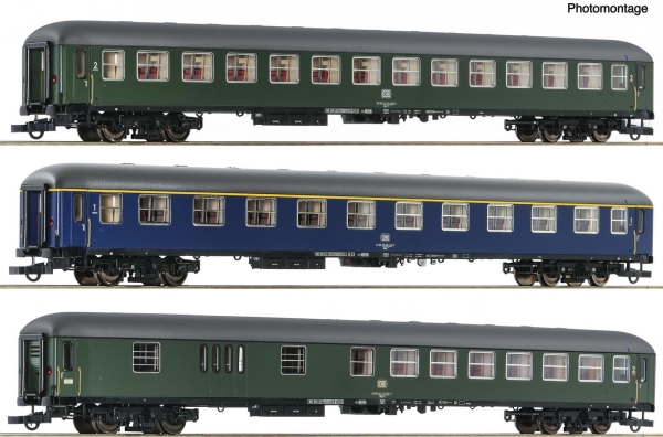 Roco 6200051 3-teiliger Set 1: D 377 „Hispania-Express“, DB